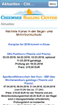 Mobile Screenshot of chiemsee-sailingcenter.de