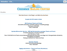 Tablet Screenshot of chiemsee-sailingcenter.de